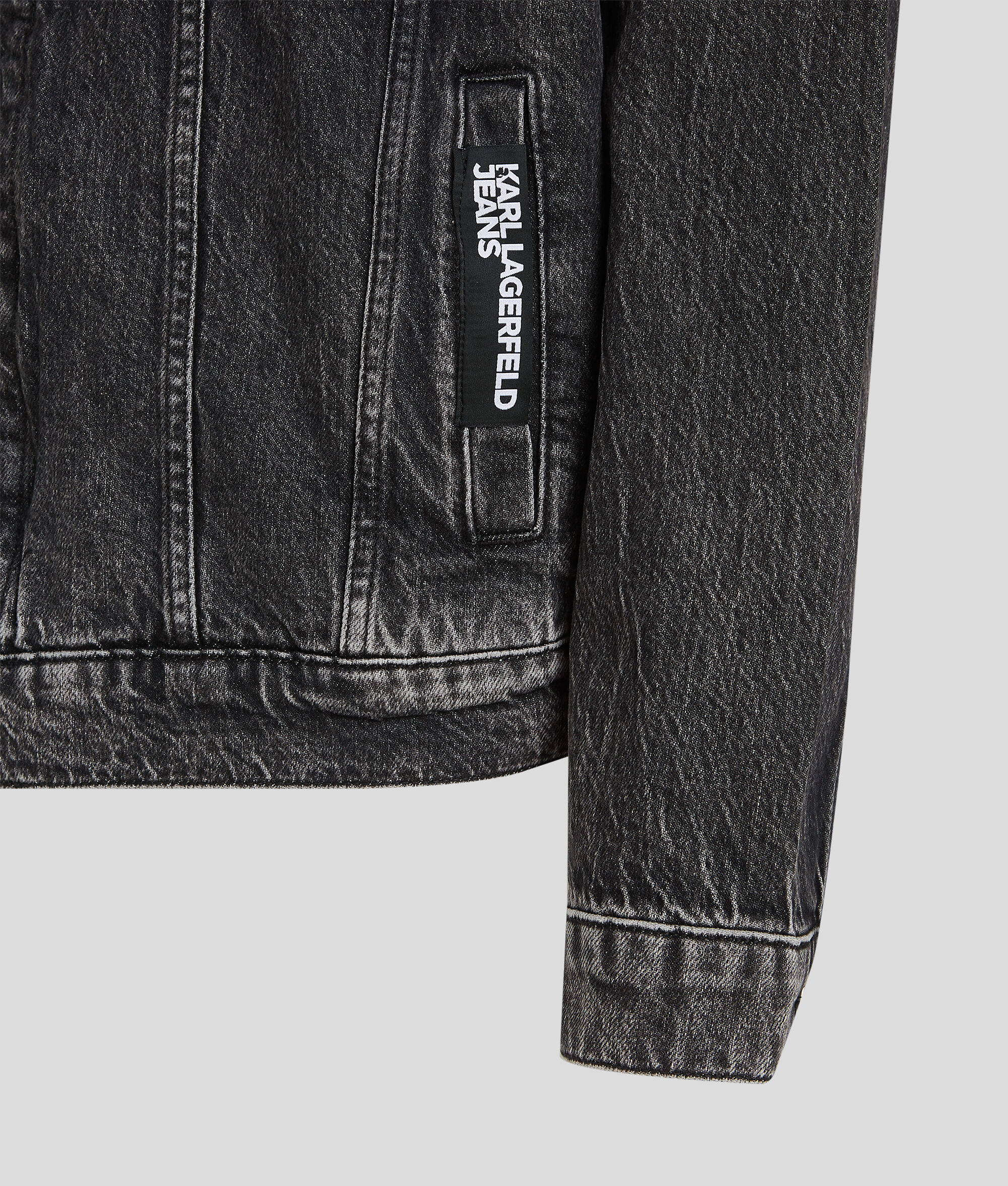 (image for) Affordable KLJ SHERPA DENIM JACKET